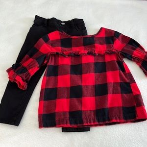 2T a great fall outfit. Pants by Children’s Place, top by Carters